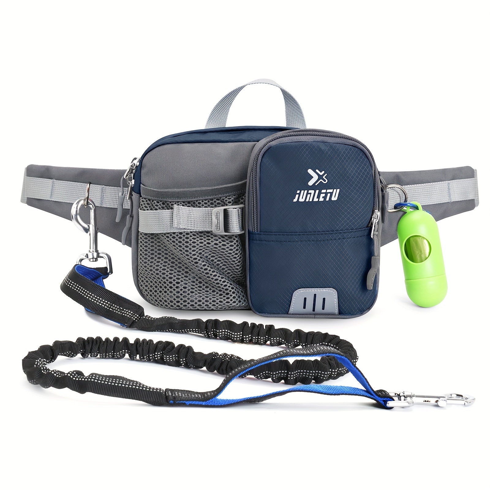 Laisse pour chien - Pochette Multi Fonction anti traction - Le Chihuahua Voyageur