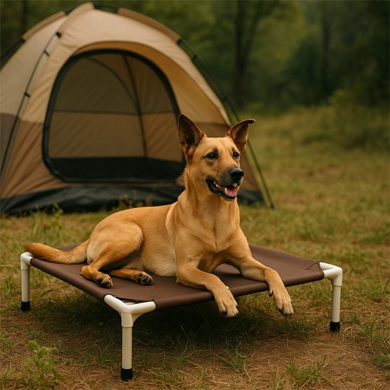 Lit de camp Chien