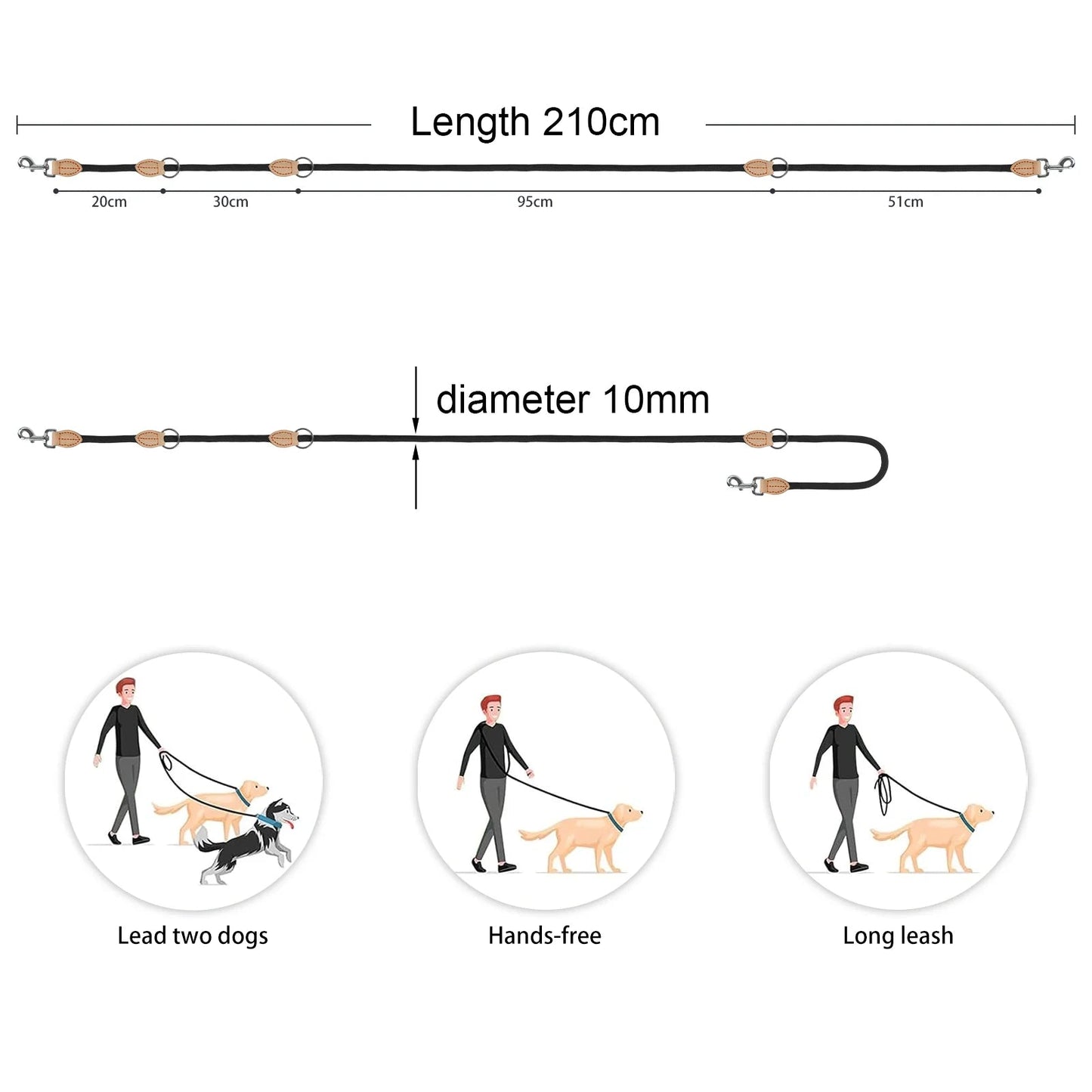 Longe pour chien - Multipurpose Altrapet - Le Chihuahua Voyageur