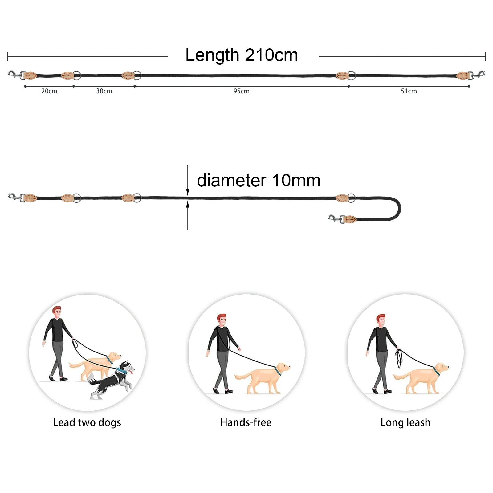 Longe pour chien - Multipurpose Altrapet - Le Chihuahua Voyageur