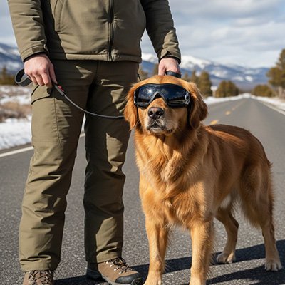 Lunettes pour chien