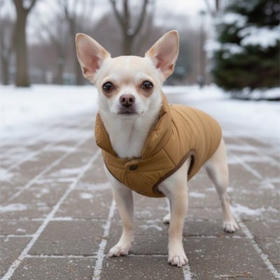 Manteau pour Chien Imperméable | WarmProtect - Le Chihuahua Voyageur