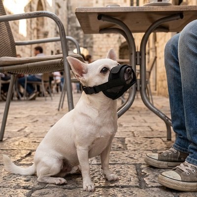 Muselière pour chien | Confort Respirant - Le Chihuahua Voyageur