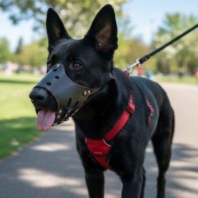 Muselière pour chien | Cuir Confort - Le Chihuahua Voyageur