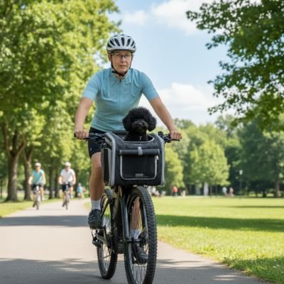 Panier à vélo pour Chien | Sécurisé et Confortable - Le Chihuahua Voyageur