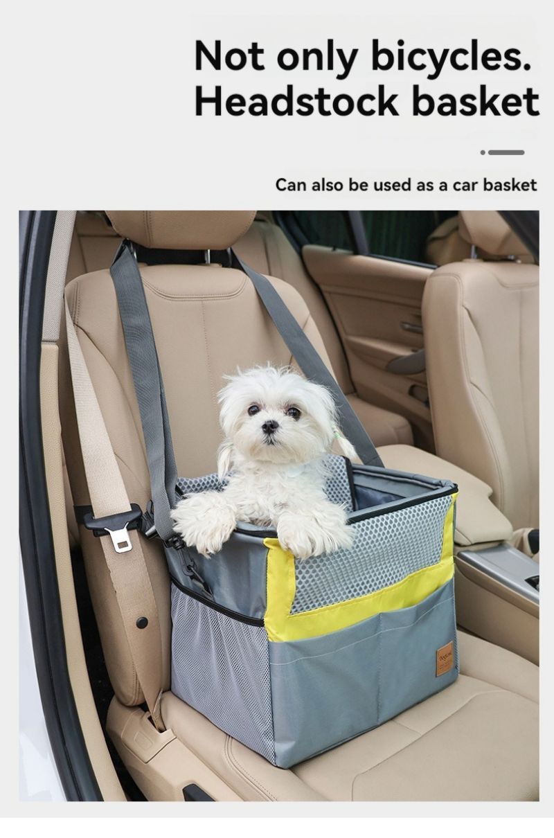 Panier de voiture et vélo - Le Chihuahua Voyageur