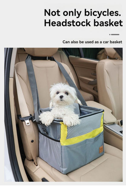 Panier de voiture et vélo - Le Chihuahua Voyageur