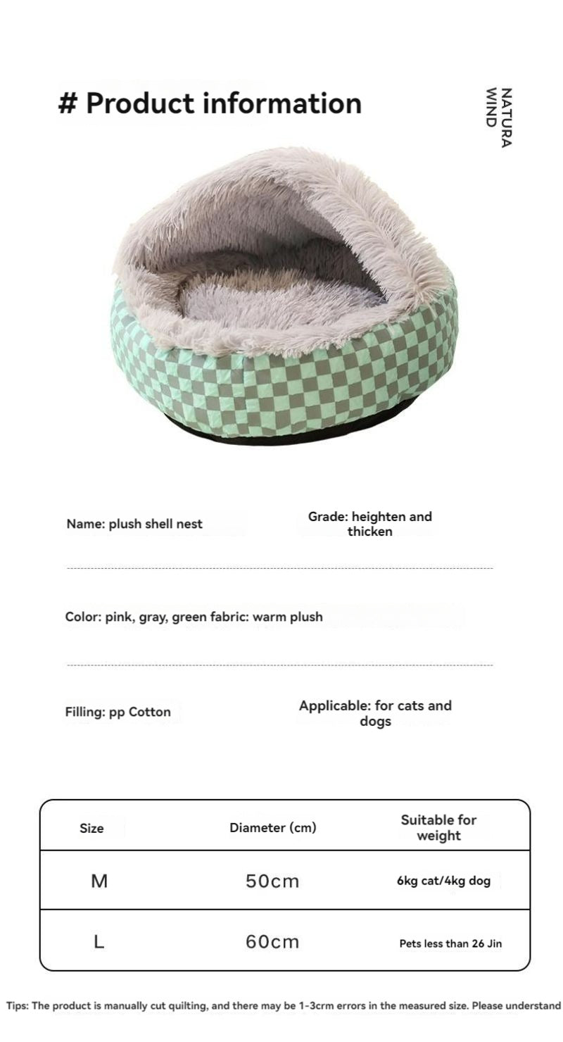 Panier pour chien - Nid d'hiver chaud - Le Chihuahua Voyageur