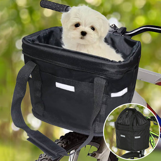 Panier chien velo- Amovible et pliable