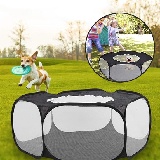 Parc pour chien - Portable en mailles - Le Chihuahua Voyageur