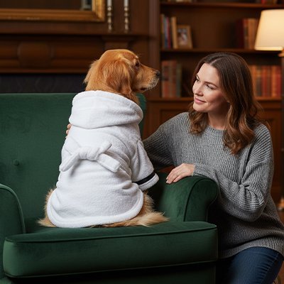 Peignoir pour Chien | SecoExpress - Le Chihuahua Voyageur