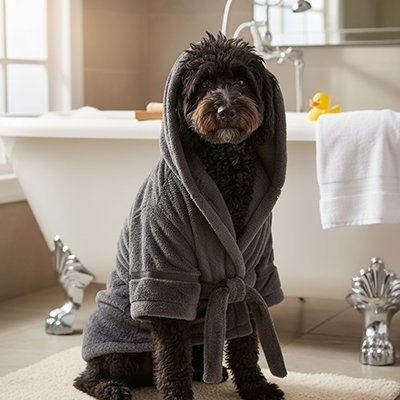 Peignoir pour Chien | SecoExpress - Le Chihuahua Voyageur