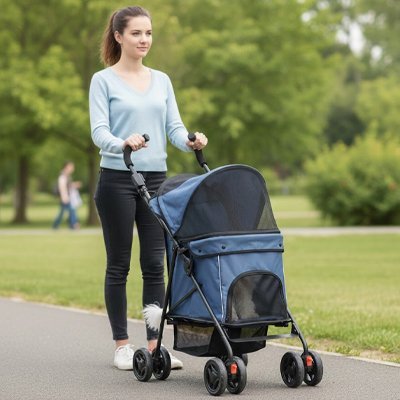 Poussette Chien | Mobilité Confort - Le Chihuahua Voyageur
