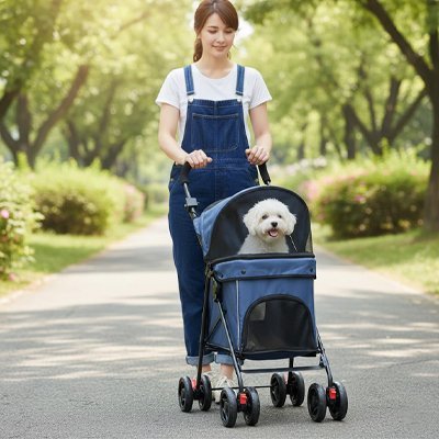 Poussette Chien | Mobilité Confort - Le Chihuahua Voyageur