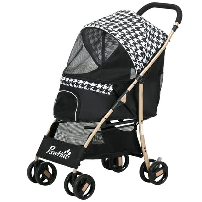 Poussette chien - Pawhut Foldable Dog Stroller with 2 Doors - Le Chihuahua Voyageur