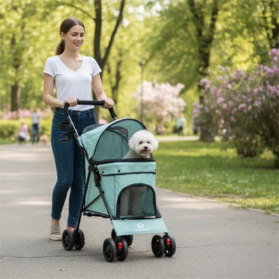 Poussette pour chien | Confort Mobilité - Le Chihuahua Voyageur