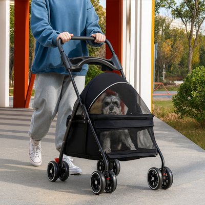 Poussette pour Chien | Confort Mobilité - Le Chihuahua Voyageur