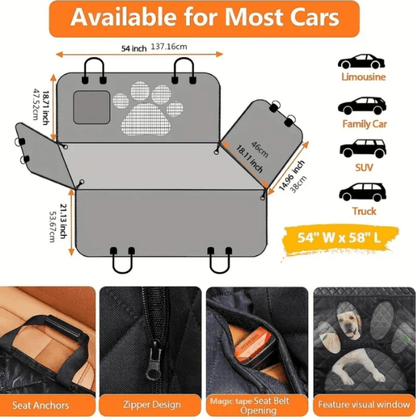 Protection voiture chien - Couverture total - Le Chihuahua Voyageur