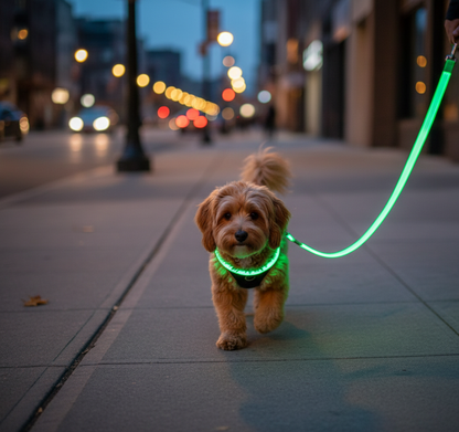 Laisse pour chien Glow Visible