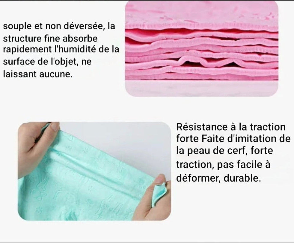 serviette pour chien | Ultra-Absorbante Coton