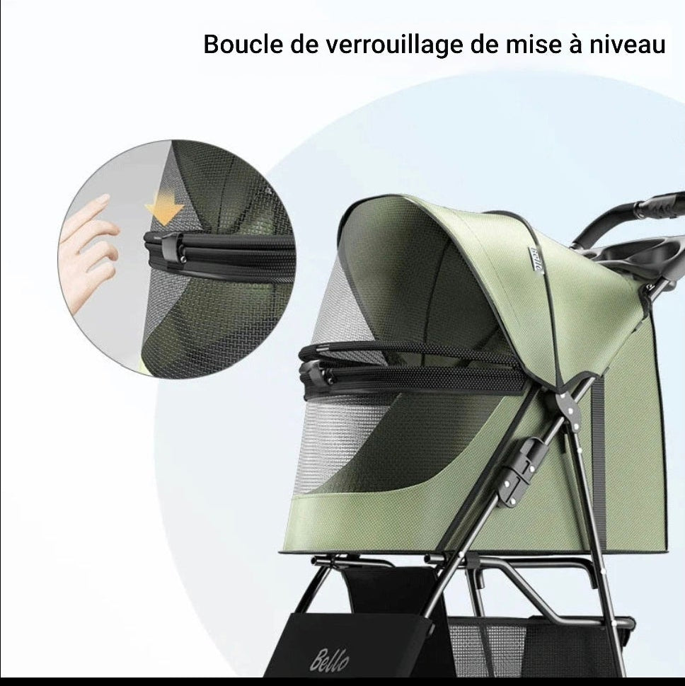 Poussette pour chien - Bello Plus