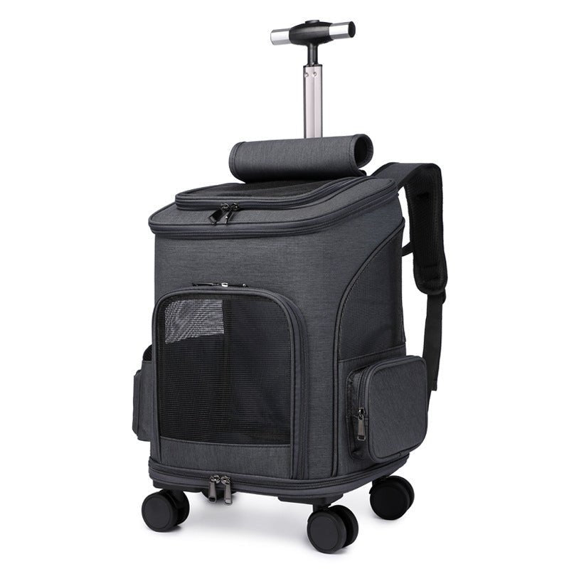 Sac à dos pour chien - Sac à dos sur roulettes - Le Chihuahua Voyageur