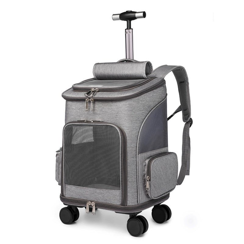 Sac à dos pour chien - Sac à dos sur roulettes - Le Chihuahua Voyageur