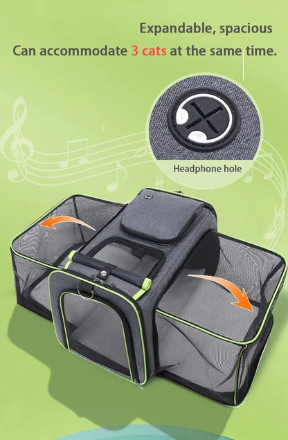 Sac de transport chien - Extensible en maille - Le Chihuahua Voyageur
