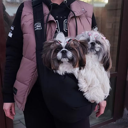 Sac de transport chien - bandoulière mains libres