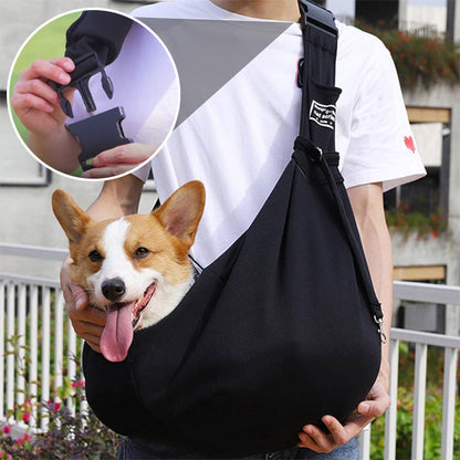 Sac de transport chien - bandoulière mains libres