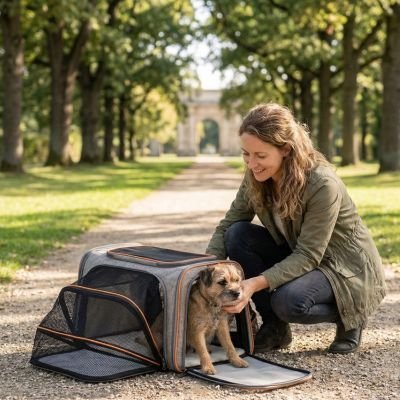 Sac de transport pour Chien | Confort et Sécurité - Le Chihuahua Voyageur