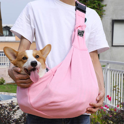 Sac de transport chien - bandoulière mains libres
