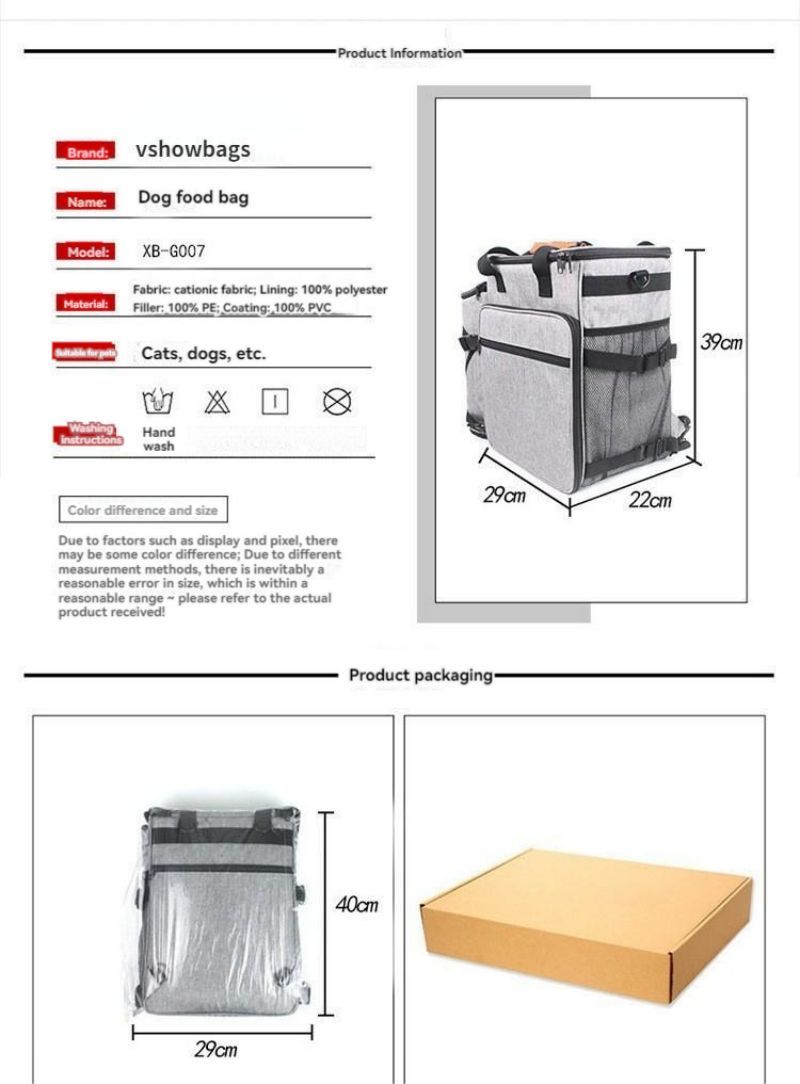 Sac pour chien - Sac de voyage 2 - 1 - Le Chihuahua Voyageur