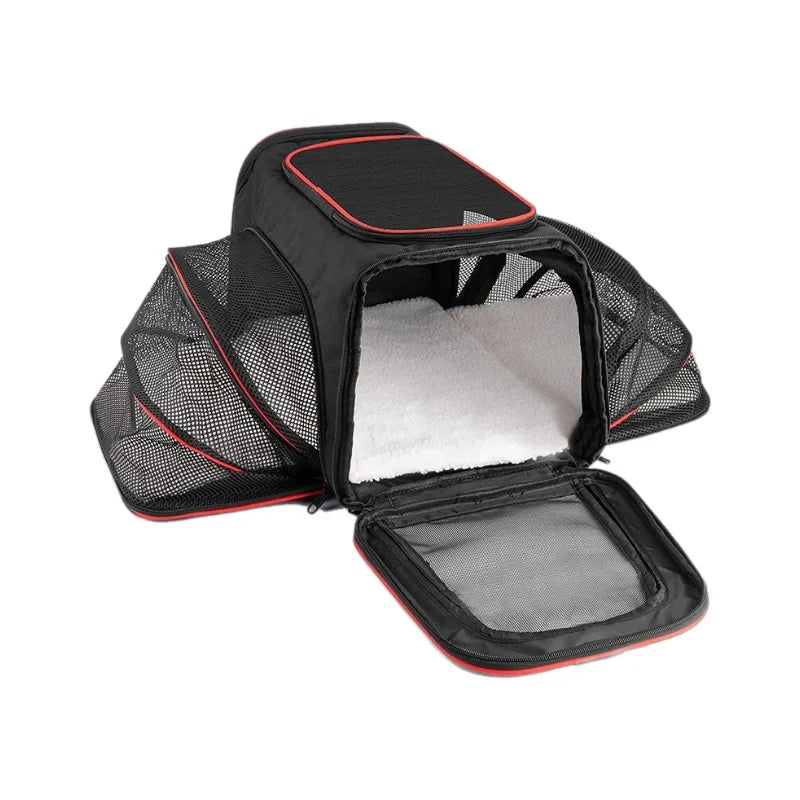 Sac pour transporter chien - Fashionable Expandable Satchel - Le Chihuahua Voyageur