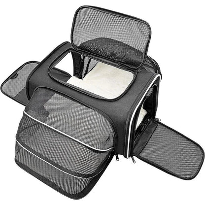 Sac pour transporter chien - Fashionable Expandable Satchel - Le Chihuahua Voyageur