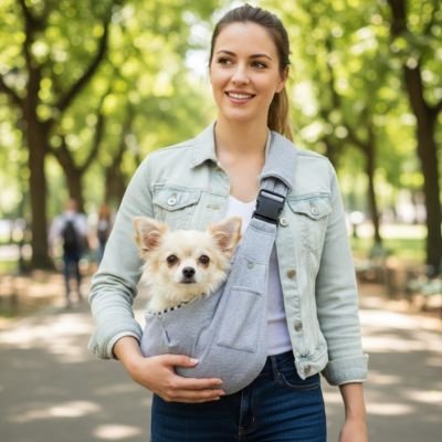 Sac Transport pour Chien | Voyageur Confort - Le Chihuahua Voyageur