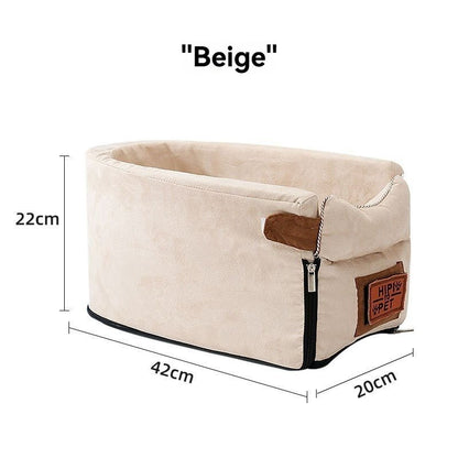 Siège auto pour chien - Console centrale - Le Chihuahua Voyageur