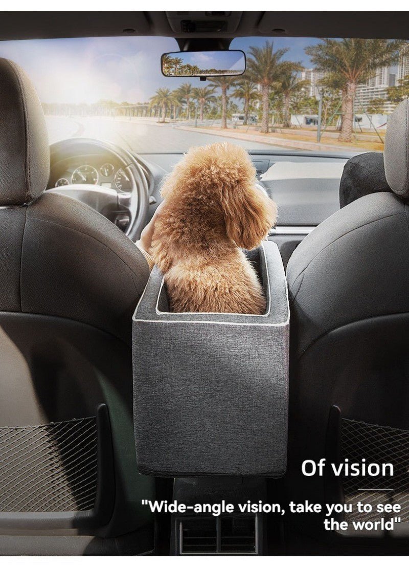 Siège auto pour chien - Console centrale - Le Chihuahua Voyageur