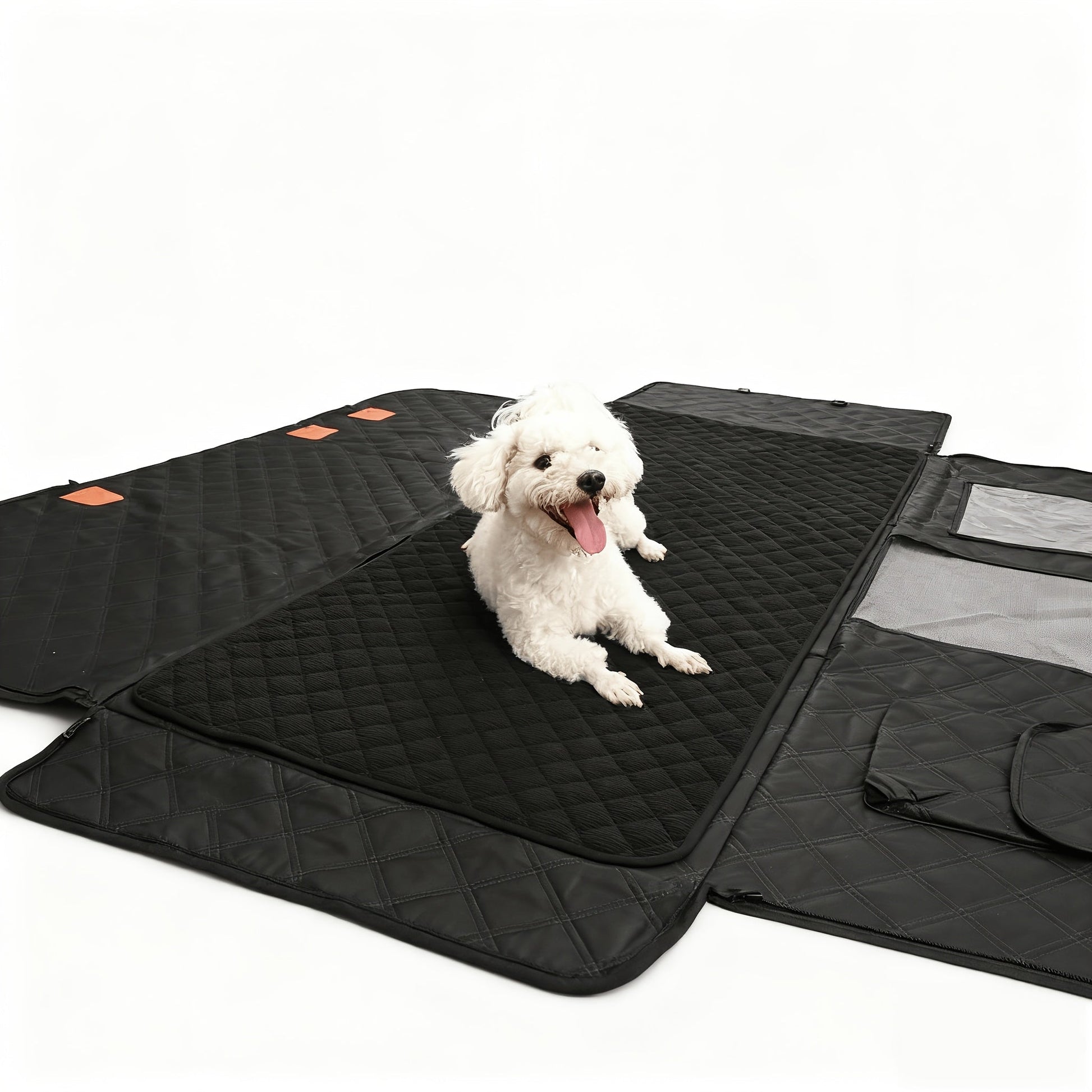 Tapis pour chien | Anti - glisse voiture - Le Chihuahua Voyageur