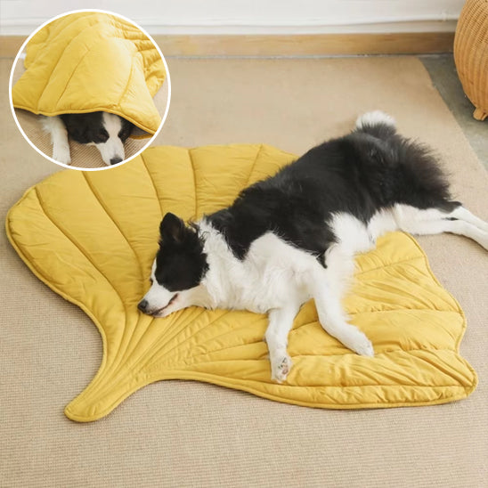 Tapis pour chien-Tropicale feuille