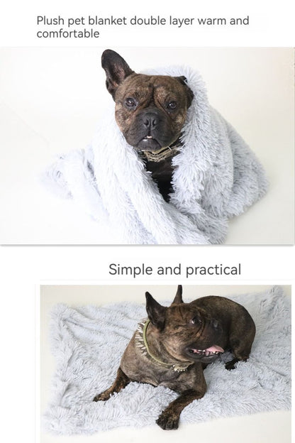 Tapis pour chien - Tapis en peluche pour animaux de compagnie - Le Chihuahua Voyageur